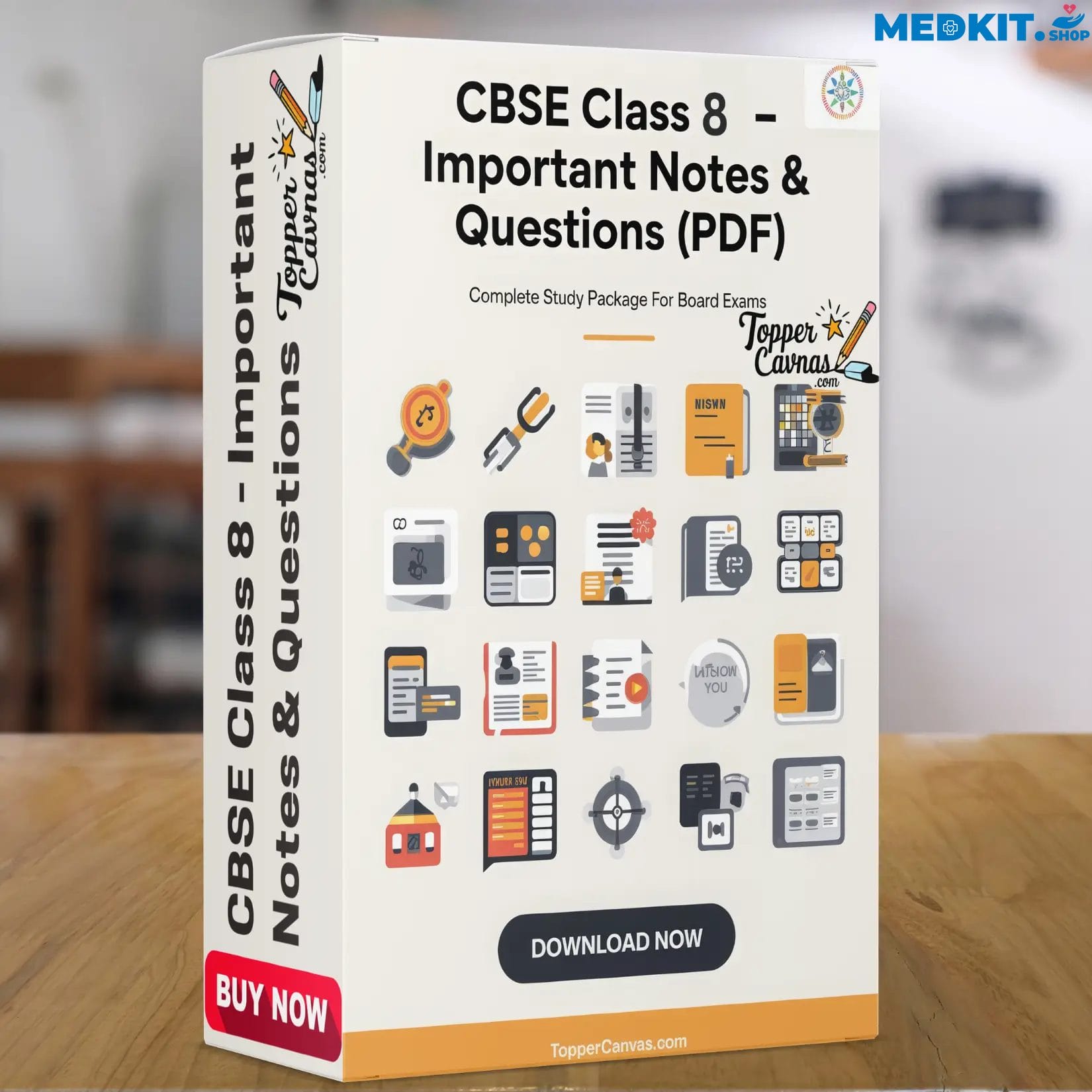 CBSE Class 8 notes and study materials - TopperCanvas