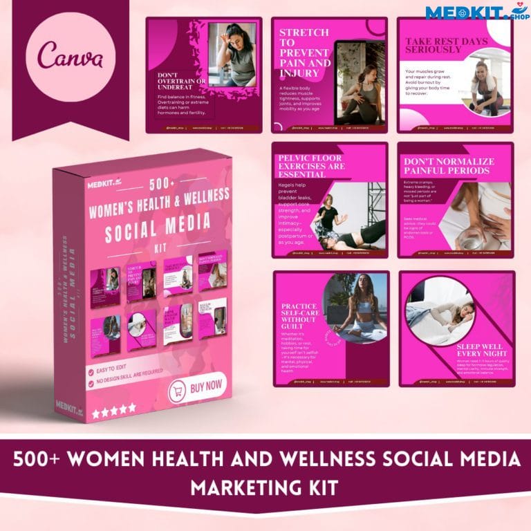 Women Health And Wellness Template Kit