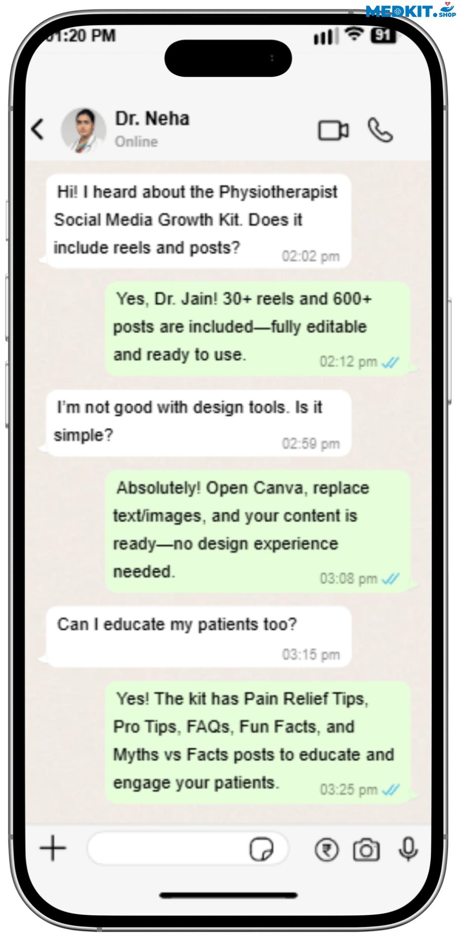 Physiotherapist Social Media Growth Template 67 4