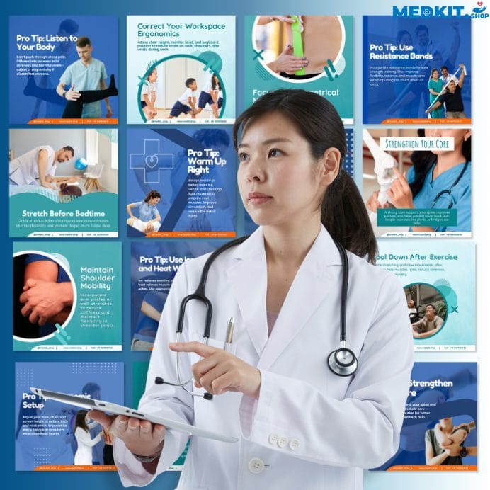 Physiotherapist Social Media Growth Template 16 See Our All Template 1