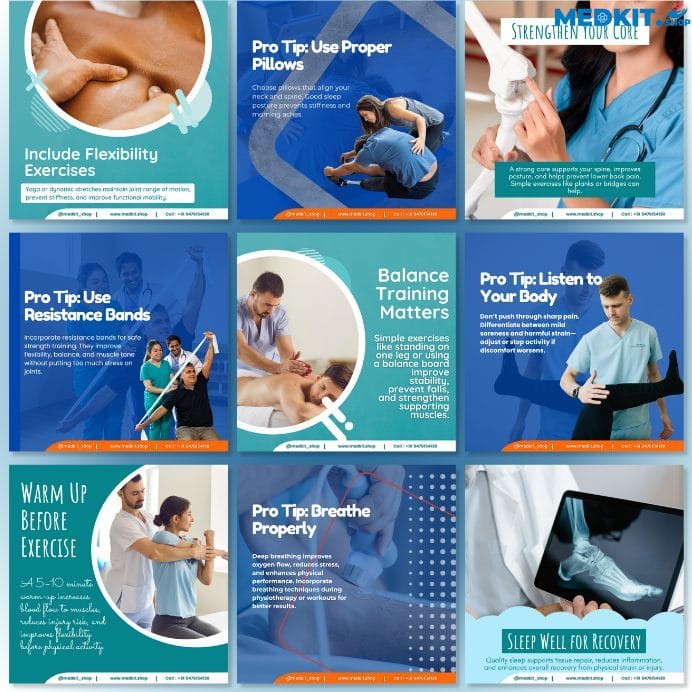Physiotherapist Social Media Growth Template 15 See Our All Template